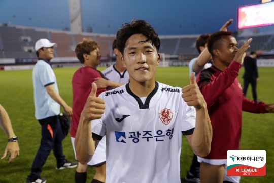 광주 나상호 /사진=한국프로축구연맹 제공