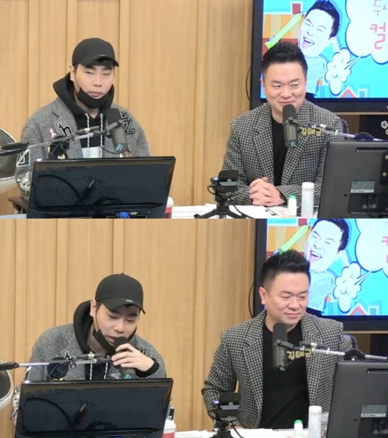 뮤지, 김태균(왼쪽부터)/사진=SBS 라디오 파워FM \'두시탈출 컬투쇼\' 보는 라디오 방송화면 캡처