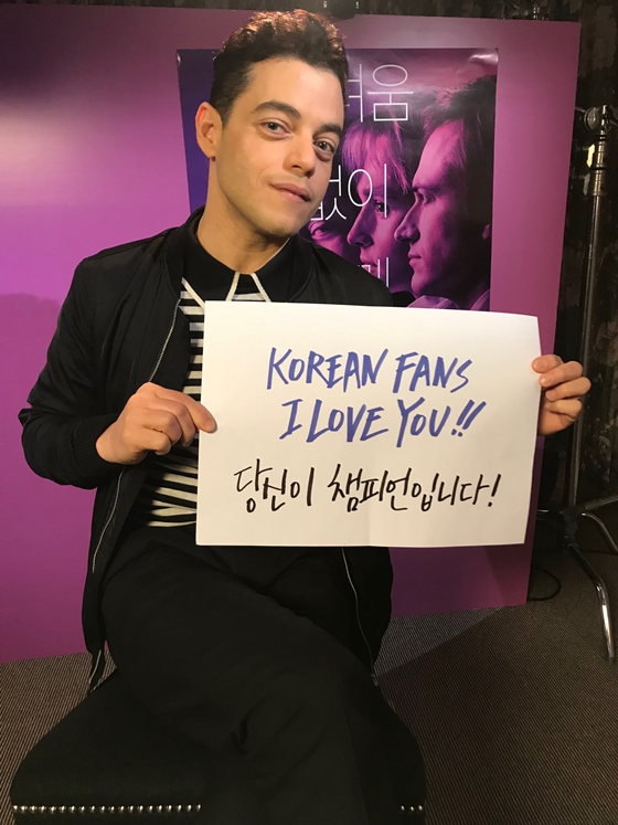 \'보헤미안 랩소디\'의 레미 맬렉이 한국 팬들을 향한 감사 메시지를 전했다. / 사진제공=이십세기폭스코리아
