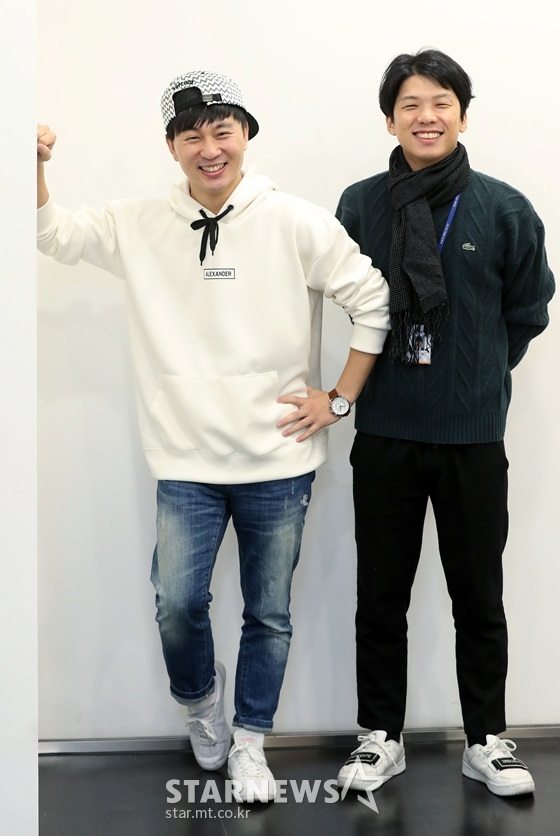 정우진(왼쪽), 이관원PD /사진=홍봉진 기자 