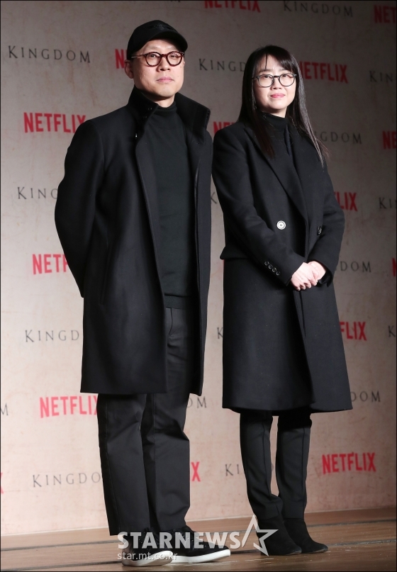 '킹덤'의 김성훈 감독(왼쪽), 김은희 작가 /사진=김창현 기자