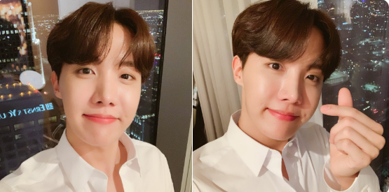 방탄소년단 제이홉/사진=방탄소년단 공식 트위터 캡처