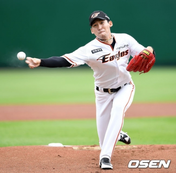 한화 김재영./사진=OSEN<br /><br />
