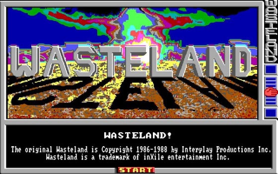 웨이스트랜드, 포스트 아토칼립스(종말물) 게임의 원조격 작품으로 핵전쟁 이후 황폐해진 지구를 배경으로 한다.