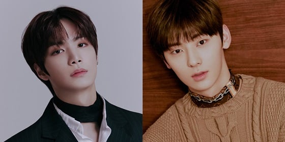 뉴이스트 JR, 민현/사진제공=더스타아시아