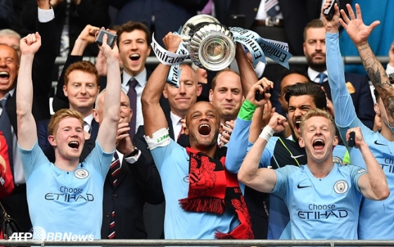맨체스터 시티가 FA컵 우승을 차지했다. /AFPBBNews=뉴스1