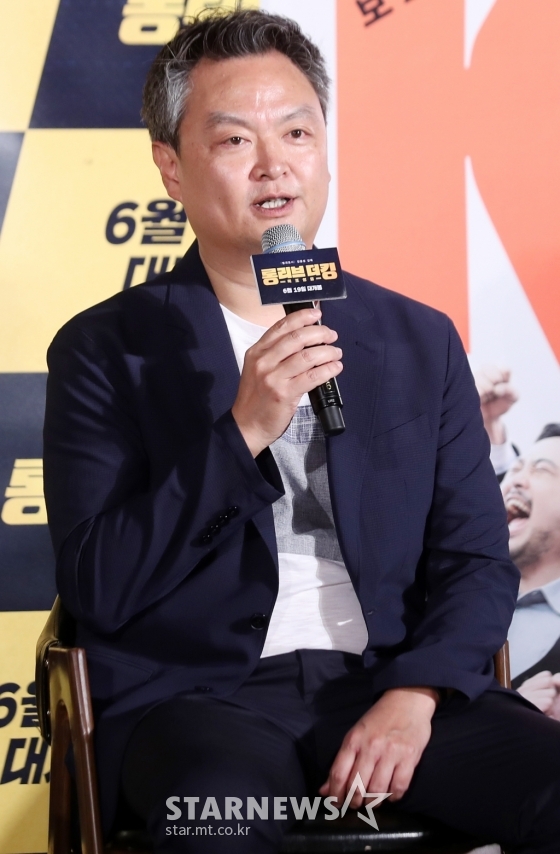 영화 '롱 리브 더 킹: 목포 영웅'의 강윤성 감독 /사진=김휘선 기자