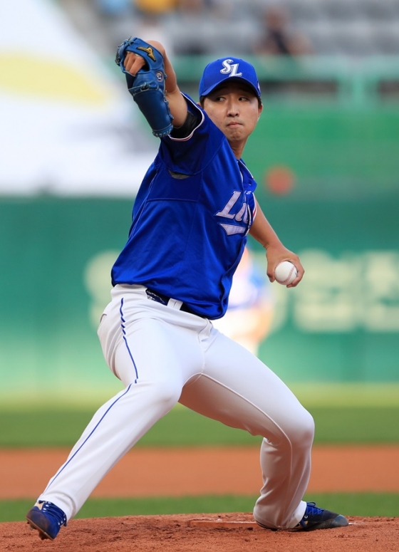 삼성 라이온즈 '좌완 영건' 최채흥. /사진=삼성 라이온즈 제공<br /><br />
<br /><br />
