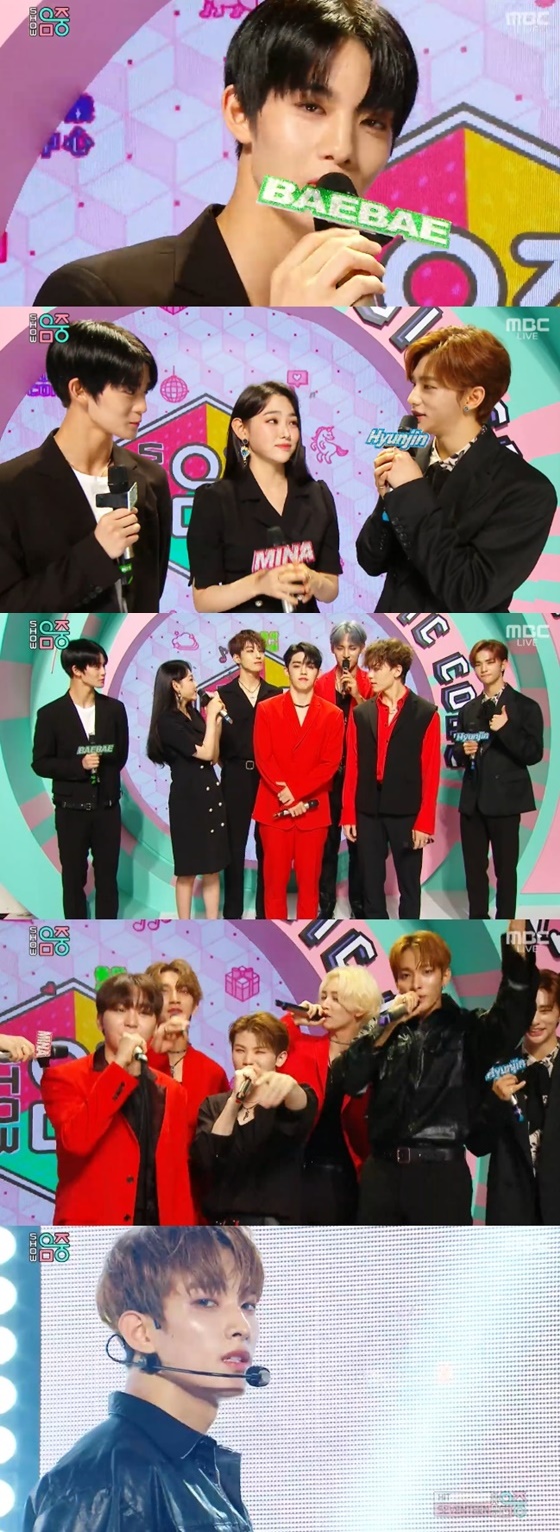 CIX와 세븐틴./사진=MBC '쇼!음악중심' 방송화면 캡처