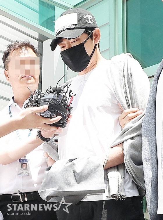 성폭행 혐의를 받고 있는 배우 강지환. / 사진=김창현 기자 chmt@