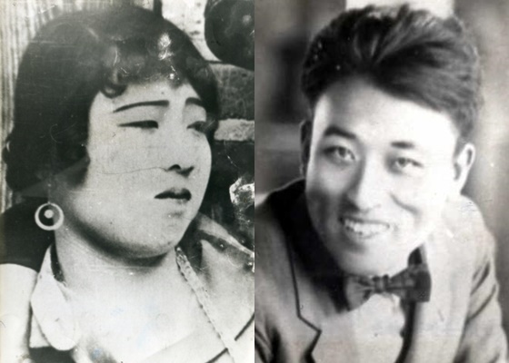 이월화(왼쪽), 나운규 /사진=한국영상자료원