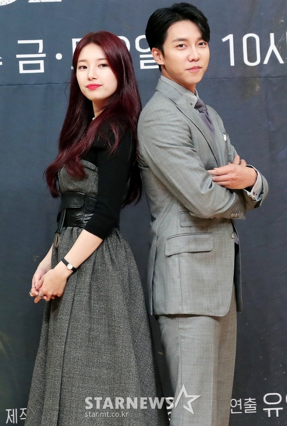 수지(왼쪽)와 이승기 /사진=김창현 기자 