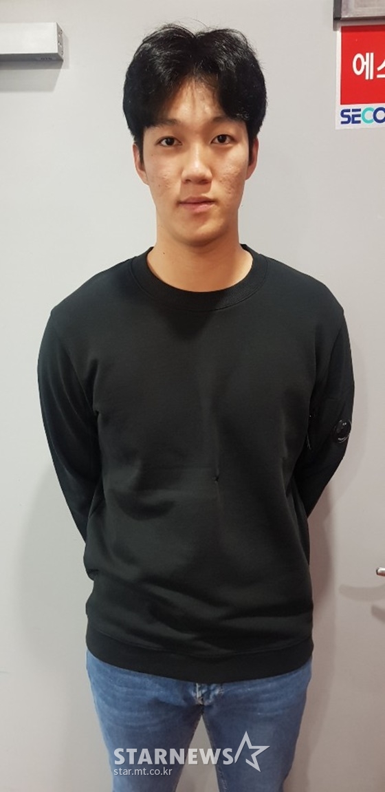 7일 경기 뒤 만난 안우진. /사진=이원희 기자