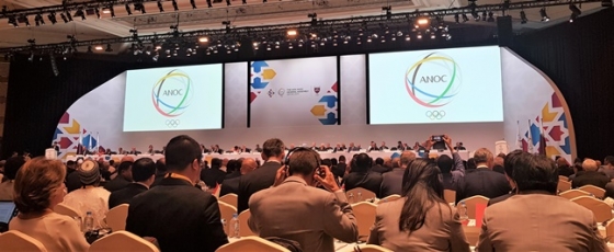 제24회 국가올림픽위원회연합회(ANOC) 총회 모습.  /사진=대한체육회