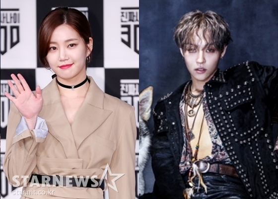 이유비, 김우성/사진=스타뉴스(사진 왼쪽), 제이앤스타컴퍼니