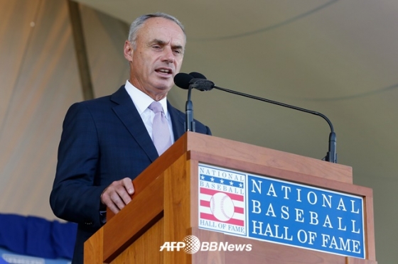 롭 만프레드 MLB 커미셔너. /AFPBBNews=뉴스1
