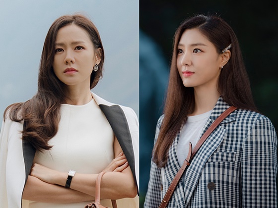 손예진(왼쪽)과 서지혜./사진제공=tvN