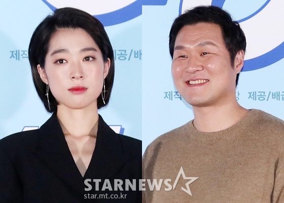 배우 최성은(왼쪽), 윤경호 /사진=김휘선 기자