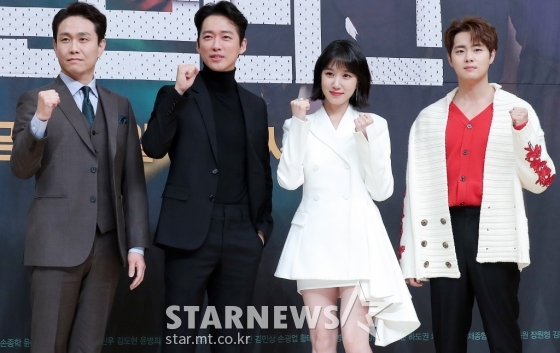 오정세(왼쪽부터), 남궁민, 박은빈, 조병규 /사진=김창현 기자 