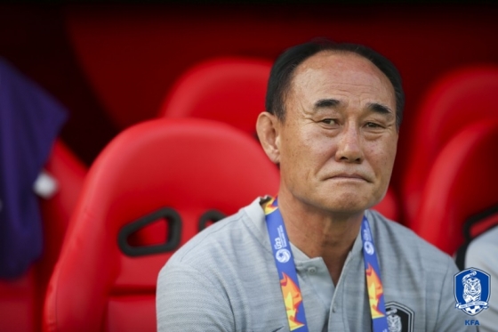 김학범 감독. /사진=대한축구협회 제공