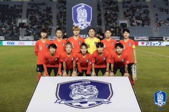 여자축구 대표팀. /사진=대한축구협회 제공
