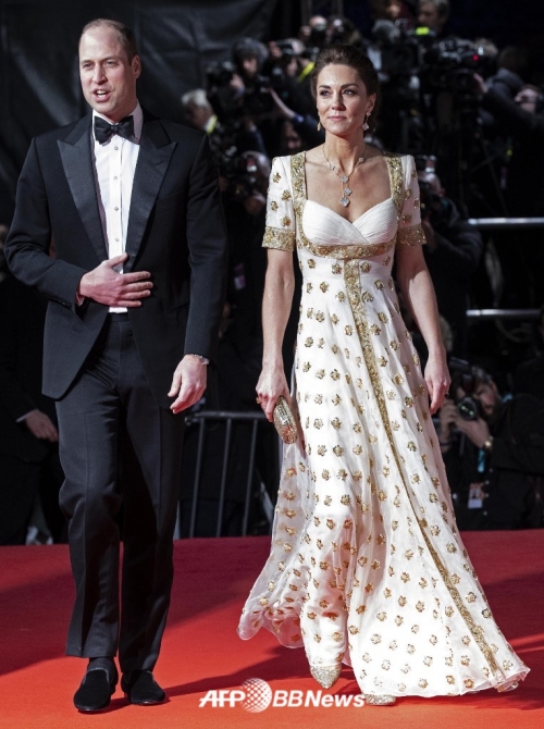 2020 BAFTA 에 참석한 케이트 미들턴 /AFPBBNews=뉴스1