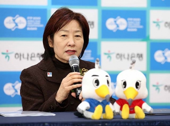 정현숙 부산세계탁구선수권대회 조직위원회 사무총장./사진=월간탁구 안성호 기자