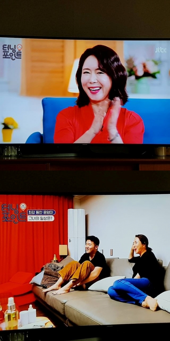 /사진=윤영미 아나운서 인스타그램 (JTBC '인생토크쇼 터닝포인트' 방송 화면 캡처)