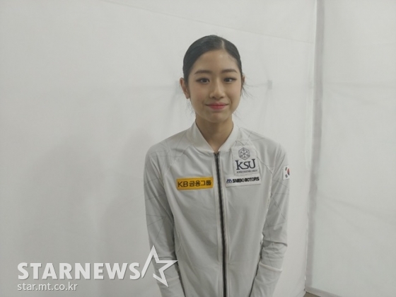 동계체전 피겨 여자 싱글 16세 이하부에서 은메달을 차지한 이해인. /사진=김동영 기자