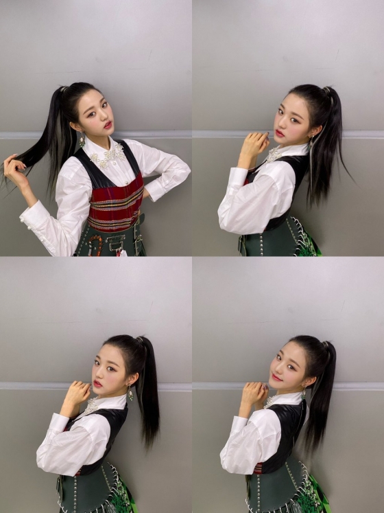 /사진=아이즈원 트위터 (장원영)