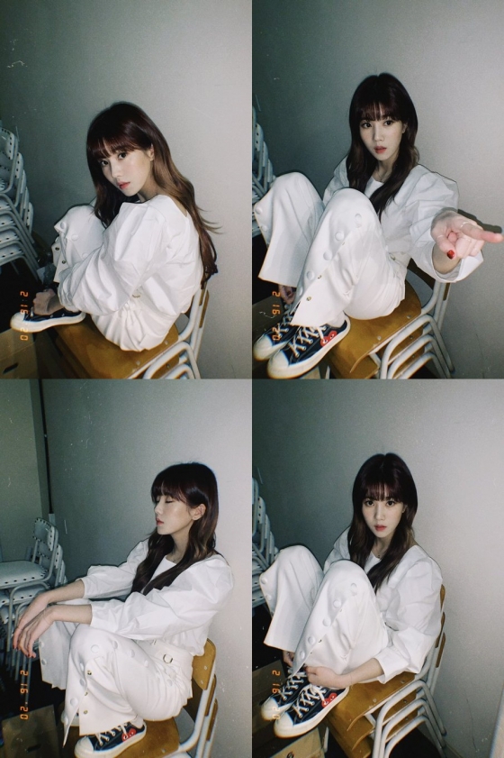 /사진=아이즈원 트위터 (권은비)