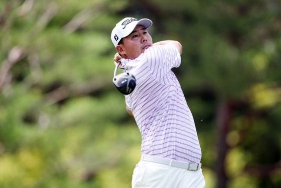 이번 시즌 KPGA 코리안투어 최장신 선수인 이원준./사진=KPGA