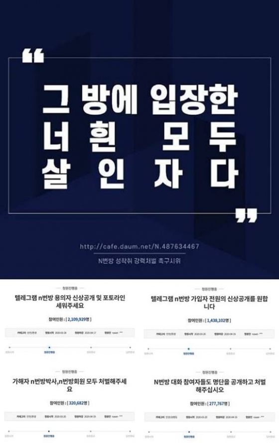 /사진=이영진 인스타그램, 청와대 국민청원 게시판