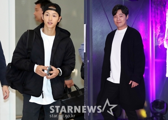 송중기, 이희준 배우가 '보고타' 촬영을 중단하고 콜롬비아서 입국했다. '보고타' 팀은 전원 마스크를 쓰고 입국했다. 사진은 예전사진 / 사진=스타뉴스