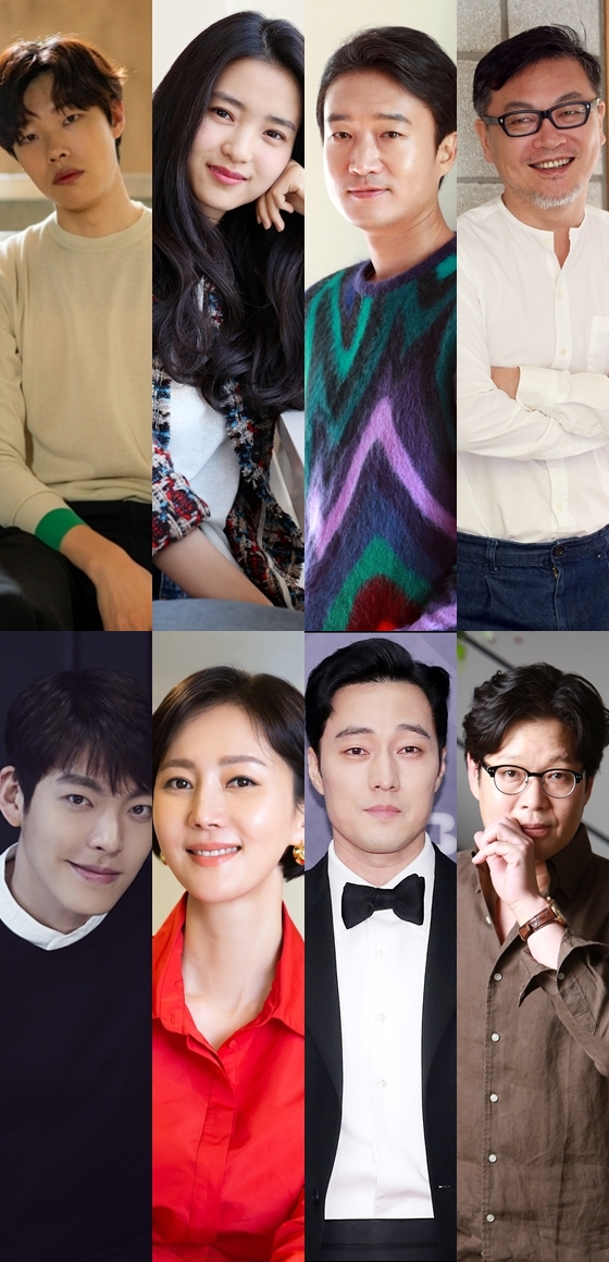 류준열과 김태리 조우진 김의성 유재명 소지섭 염정아 김우빈(왼쪽 상단부터 시계방향으로) 최동훈 감독 신작 '외계인'에 출연하는 배우들.