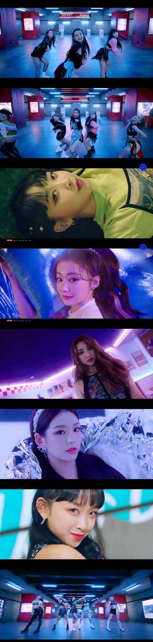 시크릿넘버 \'후 디스?\' 뮤직비디오 화면 캡쳐