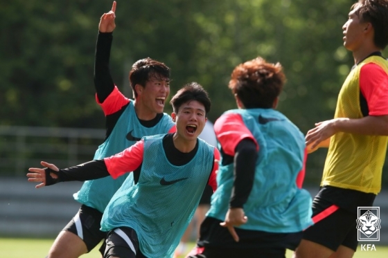 남자 U-19 대표팀 1차 소집훈련 모습. /사진=대한축구협회 제공