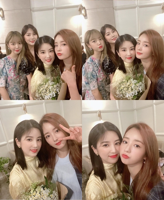 박초롱의 시사회장에 찾아온 에이핑크 멤버들 /사진=SNS