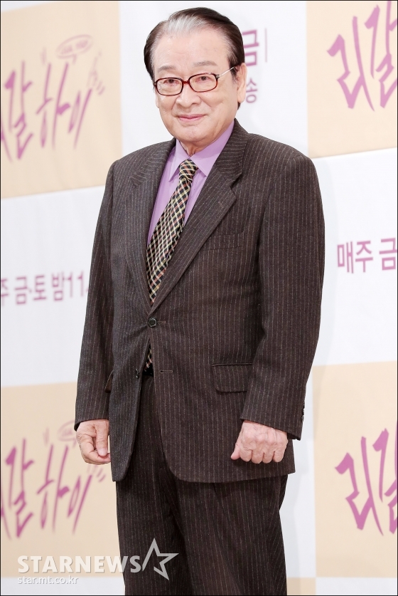 배우 이순재 /사진=김창현 기자