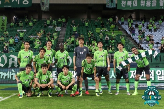 전북 현대 선수단. /사진=한국프로축구연맹 제공