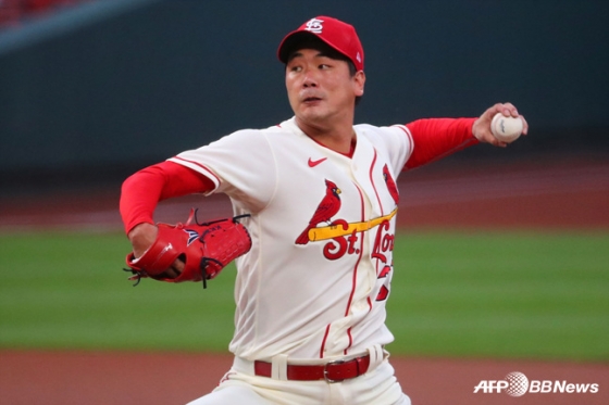 공을 던지는 김광현. /사진=AFPBBNews=뉴스1