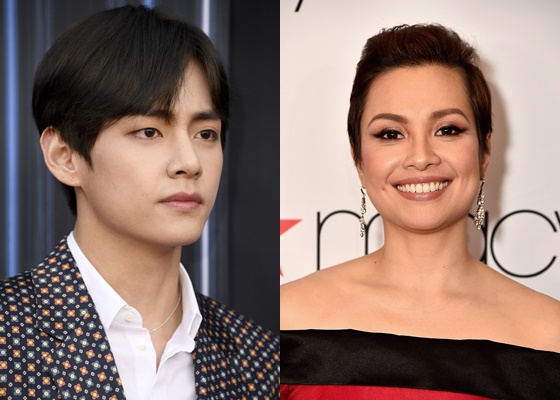 방탄소년단 뷔(BTS V)와 레아 살롱가(Lea Salonga) /AFPBBNews=뉴스1=스타뉴스