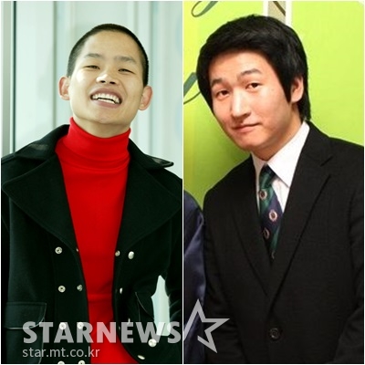 개그맨 김형인(왼쪽)과 최재욱 /사진=스타뉴스, 최재욱 블로그