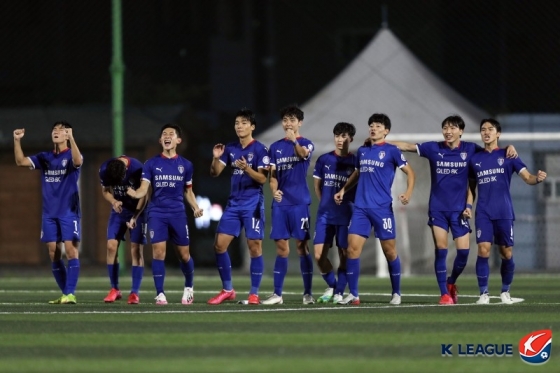 수원 삼성 선수단. /사진=한국프로축구연맹 제공