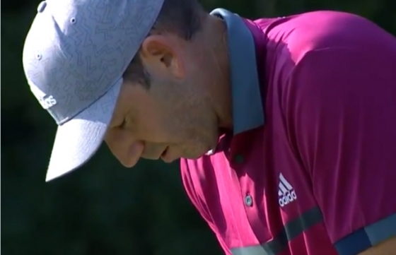 눈을 감고 퍼트하는 세르히오 가르시아.  /PGA 홈페이지 캡처