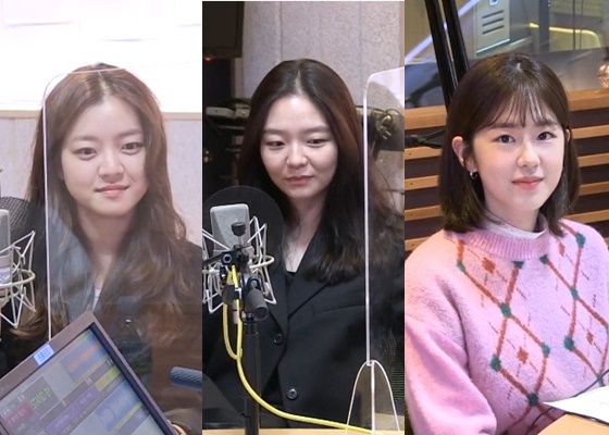 고아성, 이솜, 박혜수 /사진=MBC FM4U \'정오의 희망곡 김신영입니다\' 보이는 라디오 방송화면 캡처