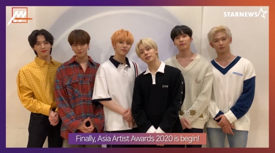 /사진=★원어스 (ONEUS)★ 2020 Asia Artist Awards (2020 AAA) Singer 영상화면