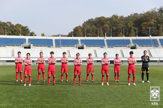 여자축구대표팀. /사진=대한축구협회 제공