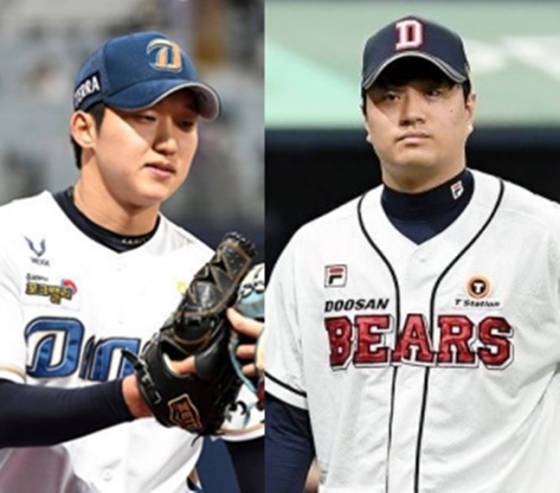 NC 구창모(왼쪽)-두산 이영하.  /사진=OSEN