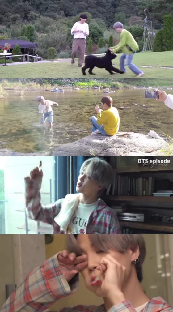 방탄소년단 지민(BTS JIMIN) /사진=방탄소년단 공식 유튜브 채널 \'Life Goes On\' MV Shooting Sketch\'